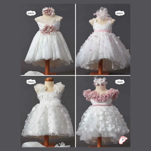 Φόρεμα Βάπτισης για κορίτσι ΖORZET NT 7