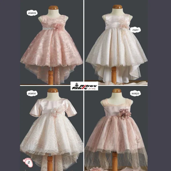 Φόρεμα Βάπτισης για κορίτσι ZORZET NT 2025 2