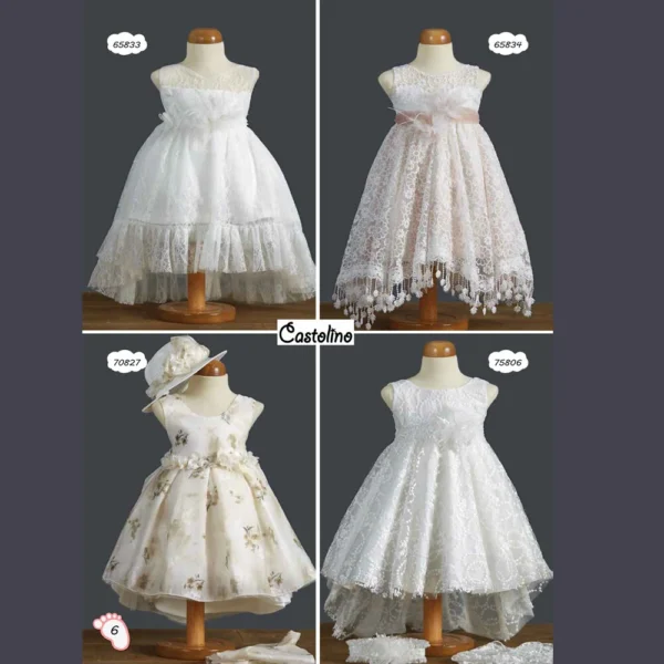 Φόρεμα Βάπτισης για κορίτσι ZORZET NT 2025 6