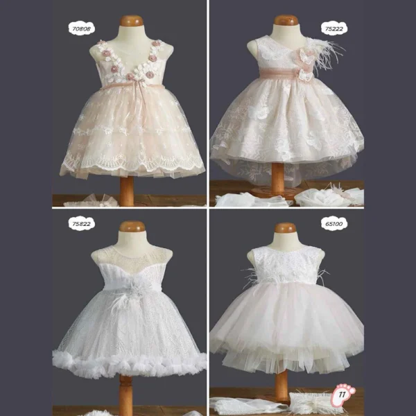 Φόρεμα Βάπτισης για κορίτσι ZORZET NT 2025 11