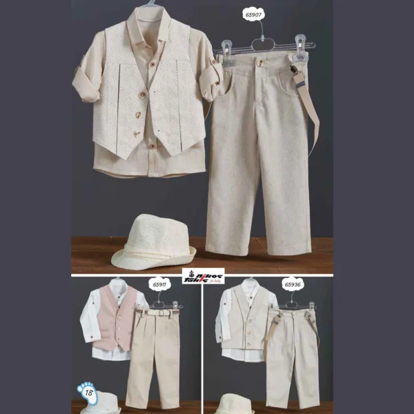 Κοστούμι Βάπτισης για αγόρι ZORZET NT 2025  18