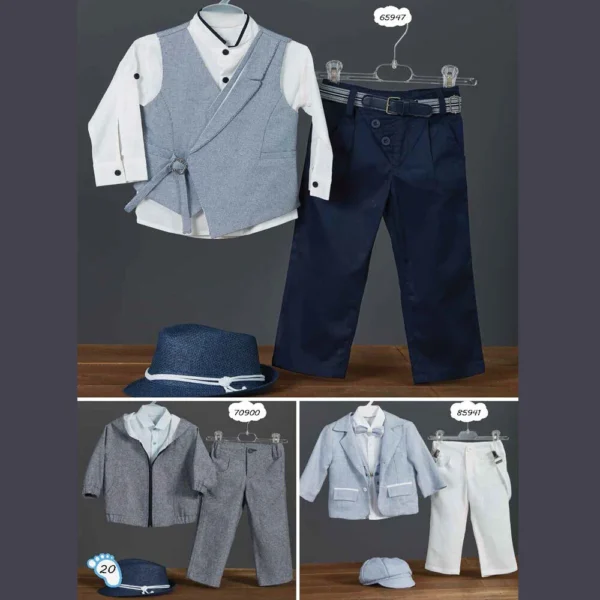 Κοστούμι Βάπτισης για αγόρι ZORZET NT 2025 20