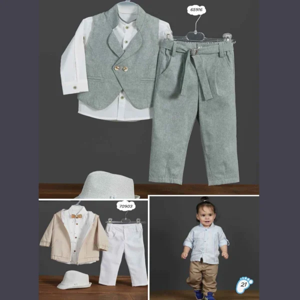 Κοστούμι Βάπτισης για αγόρι ZORZET NT 2025  21