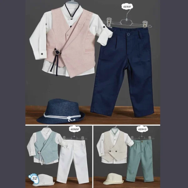 Κοστούμι Βάπτισης για αγόρι ZORZET NT 2025 32